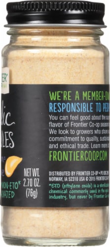 Frontier Garlic Granules Perspective: right
