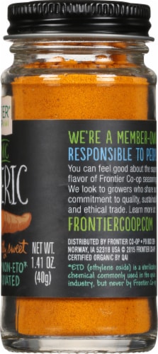 Frontier Organic Ground Turmeric Root Perspective: right
