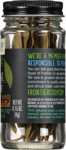 Frontier Organic Whole Bay Leaf Perspective: right