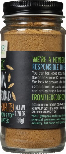 Frontier Organic Ground Cumin Seed Perspective: right