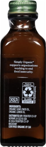 Simply Organic Lemon Flavor Perspective: right