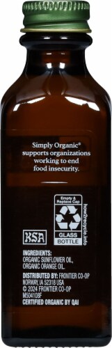 Simply Organic® Orange Flavor Perspective: right