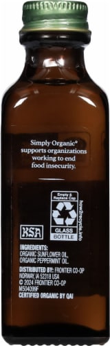 Simply Organic® Imitation Peppermint Flavor Perspective: right