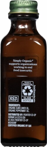Simply Organic® Imitation Peppermint Flavor Perspective: right