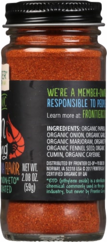 Frontier® Organic Cajun Seasoning Perspective: right
