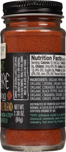 Frontier Organic Brebere Seasoning Perspective: right