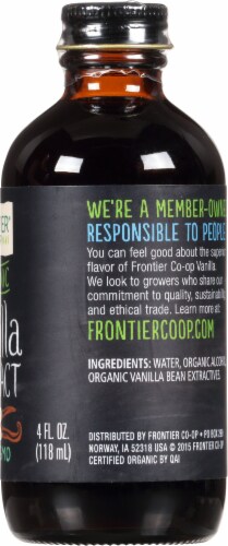 Frontier Organic Vanilla Extract Perspective: right