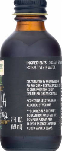 Frontier Herb Vanilla Flavoring - Organic - 2 oz Perspective: right