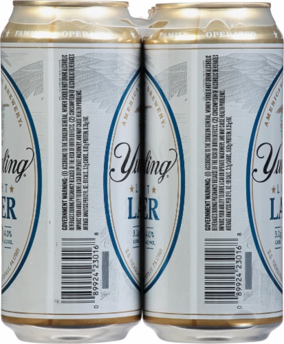 Yuengling® Light Lager Beer Single Can Perspective: right