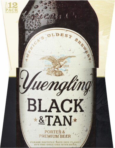 Yuengling Original Black & Tan Porter & Premium Beer Perspective: right