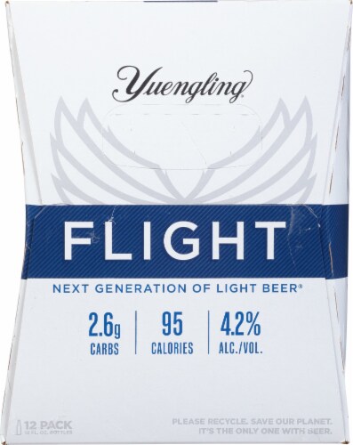 Yuengling® Flight Light Beer Perspective: right