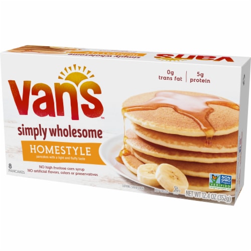 Van's Homestyle Pancakes - 8 ct Perspective: right