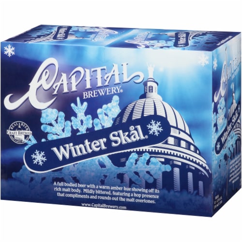 Capital Brewery Winter Skal Seasonal Beer Perspective: right