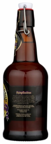 Flying Cauldron® Non-Alcoholic Butterscotch Beer Soda Bottle Perspective: right