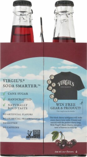 Virgil's Black Cherry Cream Soda Perspective: right