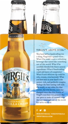Virgil's® Micro-Brewed Cream Soda Bottles Perspective: right