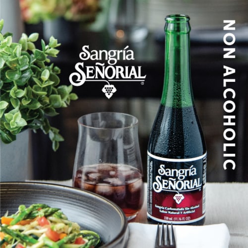 Sangria Senorial Non-Alcoholic Sangria Soda Perspective: right