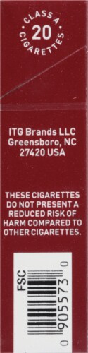Winston Red Cigarettes Perspective: right