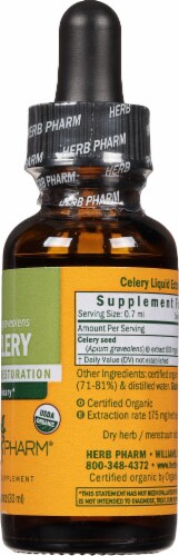 Herb Pharm Mature Seed Celery System Restoration Herbal Supplement Perspective: right
