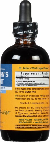Herb Pharm St John's Wort Herbal Supplement Perspective: right