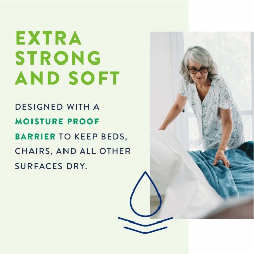 Prevail Total Care Disposable Underpad Heavy Absorbency Polymer 30 X 36 PV-410 10 pads Perspective: right
