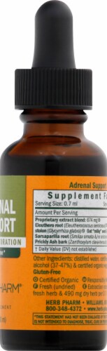 Herb Pharm Adrenal Support Herbal Supplement Perspective: right