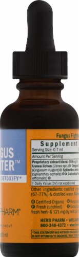 Herb Pharm Fungus Fighter Herbal Supplement Perspective: right