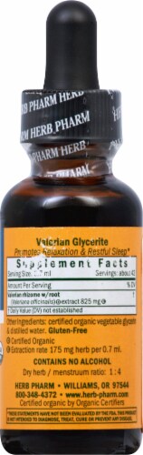 Herb Pharm® Valerian Herbal Supplement Perspective: right
