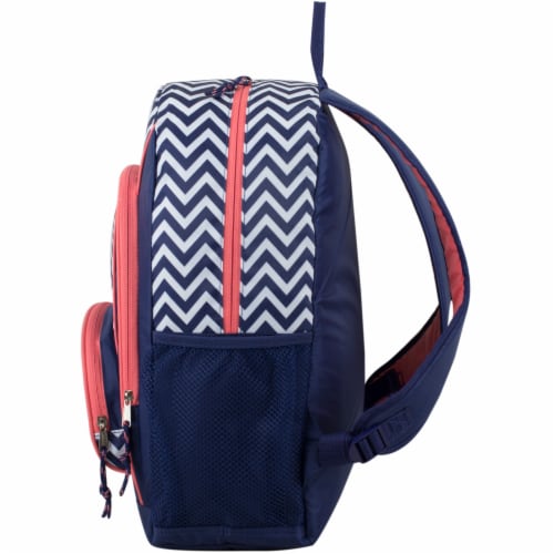Fuel Triple Decker Backpack - Black/White Chevron Perspective: right