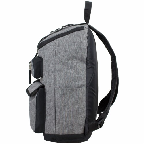Fuel Wide Mouth Cargo Backpack - Mid-Grey Chambray Perspective: right