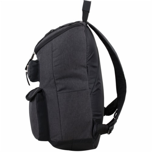 Fuel Wide Mouth Cargo Backpack - Black Chambray Perspective: right