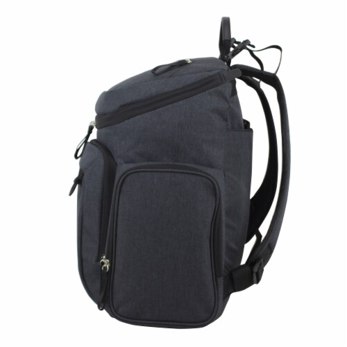Bodhi Baby Wooster St. Diaper Backpack - Black Chambray Perspective: right