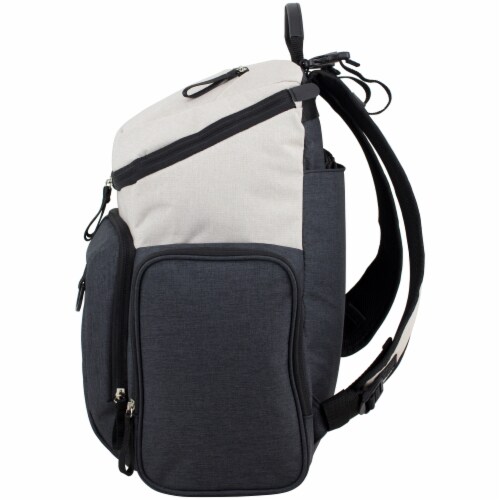 Bodhi Baby Wooster Street Diaper Backpack - Oatmeal Chambray Perspective: right