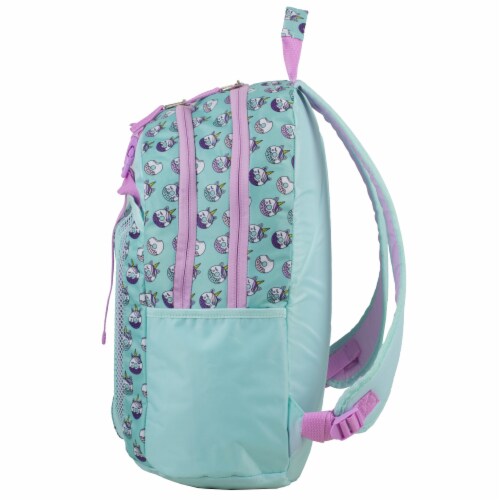 Fuel Deluxe Backpack/Lunch Bag Combo - Pink/Blue Perspective: right