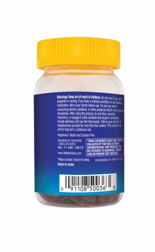 MidNite® Melatonin Deep Sleep Extra Strength Gummies Perspective: right