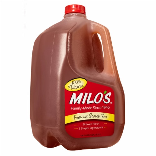 Milo's® Famous Sweet Iced Tea Carton Perspective: right