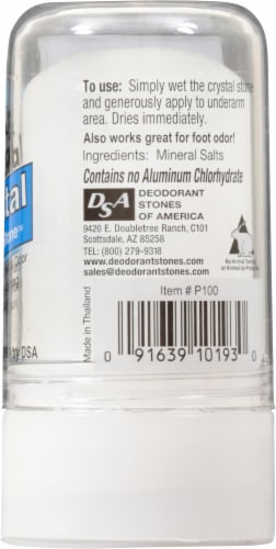 Pure & Natural Crystal Deodorant Stone Perspective: right