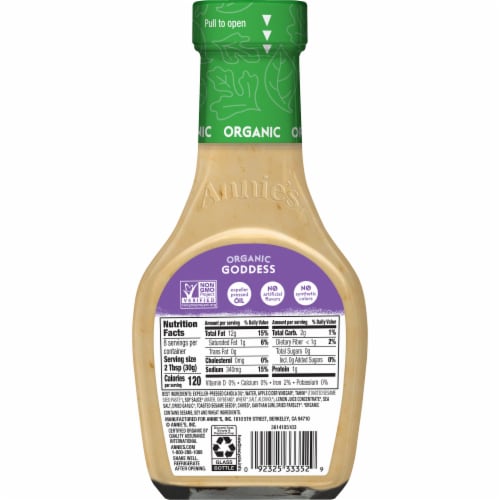 Annie's Organic Goddess Salad Dressing Perspective: right