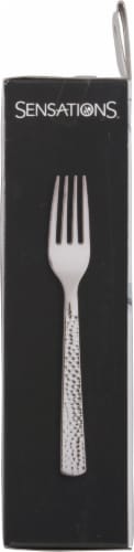 Sensations Plastic Forks - Silver Perspective: right