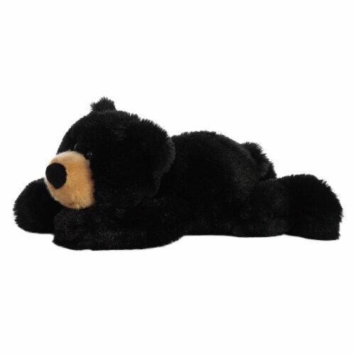 Aurora Medium Black Bear 12 inch Hugga-Wug Bear Snuggly Stuffed Animal ...
