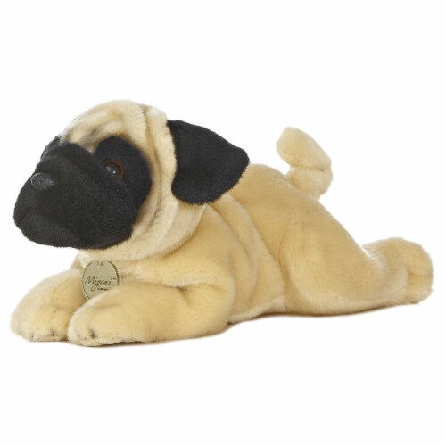Aurora Medium Brown Miyoni 11 inch Pug Realistic Stuffed Animal, One Size - Fry’s Food Stores