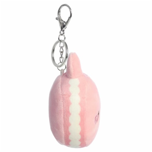 Aurora Mini Pink Molang 3 inch Macaron Molang Keychain Playful Stuffed ...