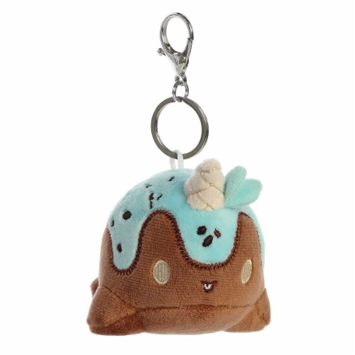 Aurora Mini Brown Tasty Peach 4 inches Mint Chocolate Nomwhal Keychain ...