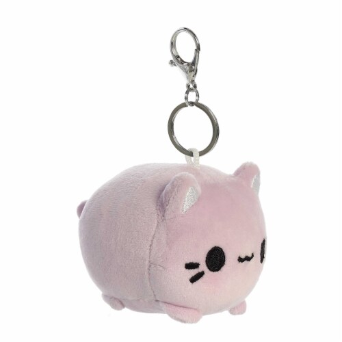 Aurora Mini Purple Tasty Peach 3.5 inch Taro Meowchi Keychain Enchanting Stuffed Animal, One ...