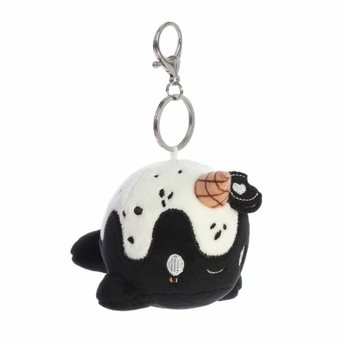 Aurora Mini Black Tasty Peach 4 inches Cookies & Cream Nomwhal Keychain ...