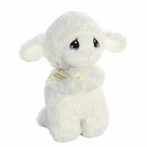 Aurora Medium White Precious Moments 10 inches Luffie Praying Lamb ...