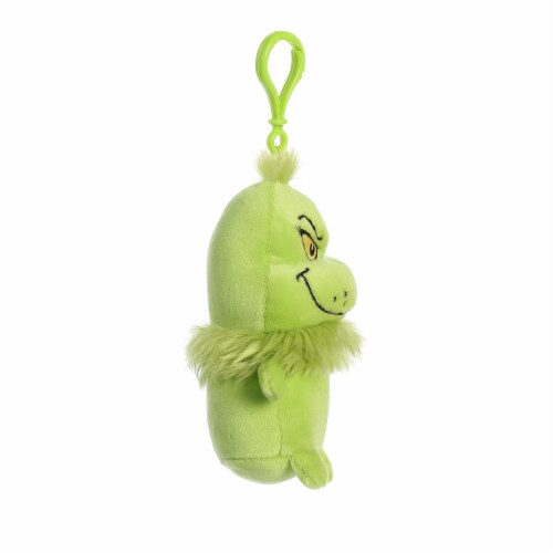 Aurora Mini Green Dr. Seuss 4.5 inch Squishy Grinch Keychain Whimsical ...