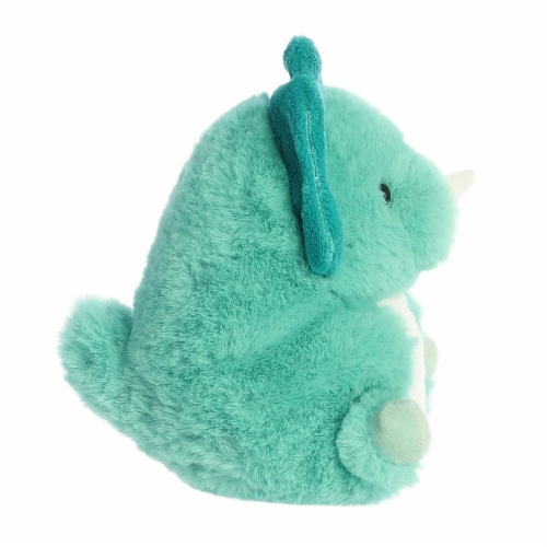 Aurora Mini Blue Rolly Pet 5 inch Teya Triceratops Playful Stuffed ...