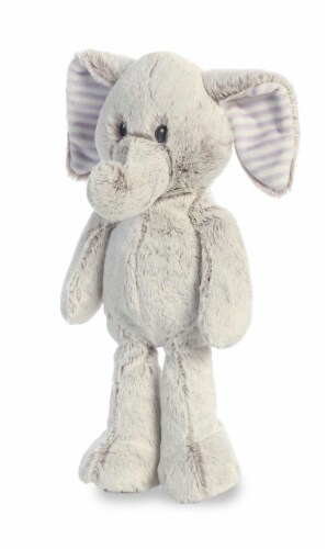ebba Large Gray Cuddlers 14 inch Elvin Elephant Adorable Baby Stuffed ...