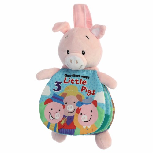 ebba Small Multicolor Story Pals 9 inch 3 Little Pigs Engaging Baby Stuffed Animal Perspective: right
